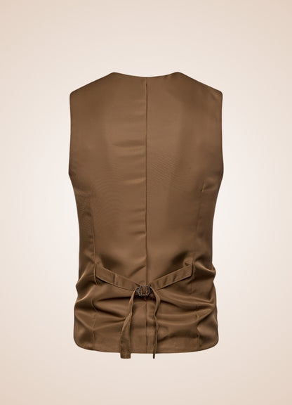 Men's Steampunk Vintage Vest Coffee / XL mens-steampunk-vintage-vest-coffee