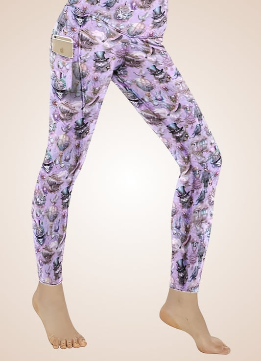 Multi Color Steampunk Legging Multicolor / L multi-color-steampunk-legging-multicolor