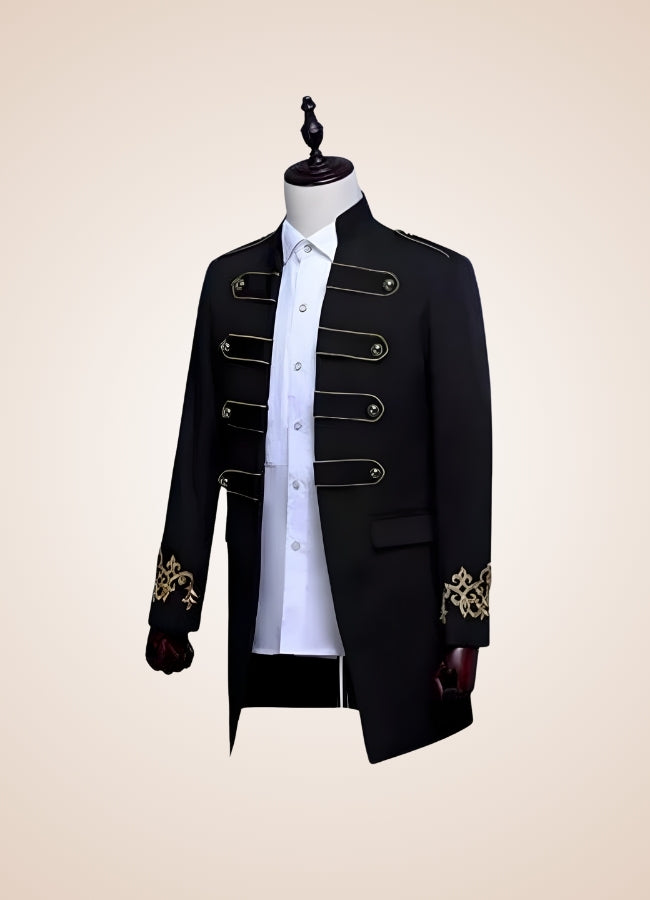 Noble Steampunk Coat Black / 2XL noble-steampunk-coat-black