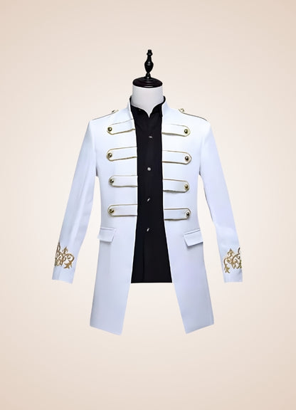 Noble Steampunk Coat White / 2XL noble-steampunk-coat-white