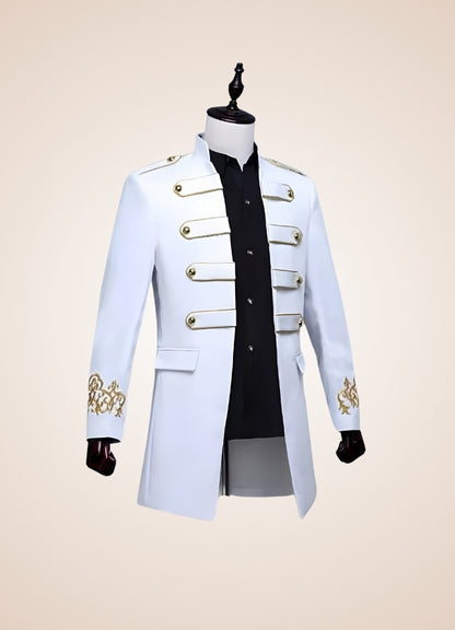 Noble Steampunk Coat White / 2XL noble-steampunk-coat-white