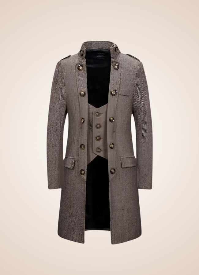 Old Fashioned Steampunk Coat Khaki / XL old-fashioned-steampunk-coat-khaki