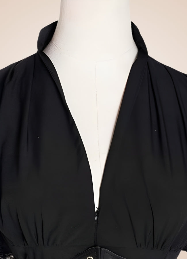 Pirate Steampunk Corset Dress Black / 2XL pirate-steampunk-corset-dress-black