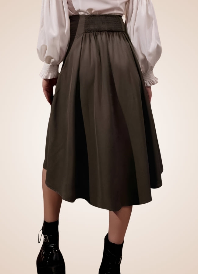 Pirate Straps Steampunk Skirt Brown / XL pirate-straps-steampunk-skirt-brown