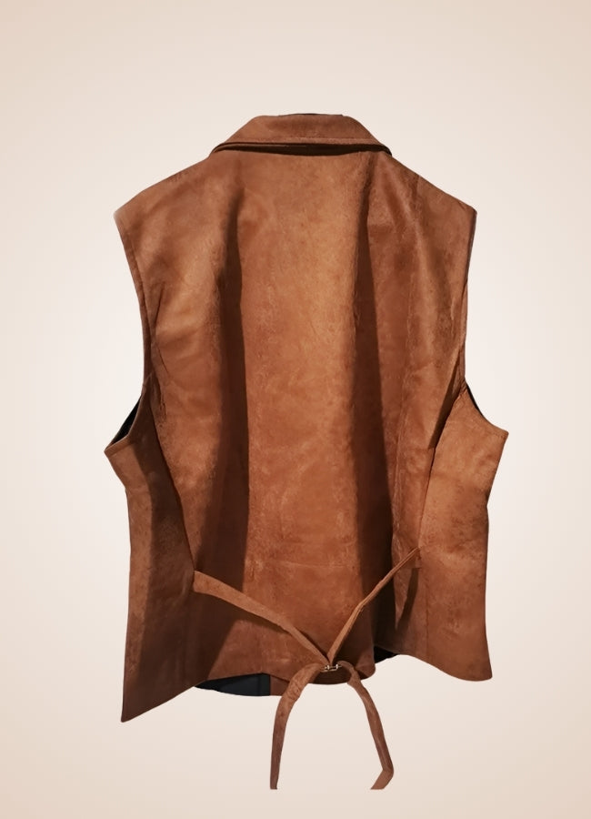 Post-apocalypse Steampunk Vest Yellow Brown / 3XL post-apocalypse-steampunk-vest-yellow-brown