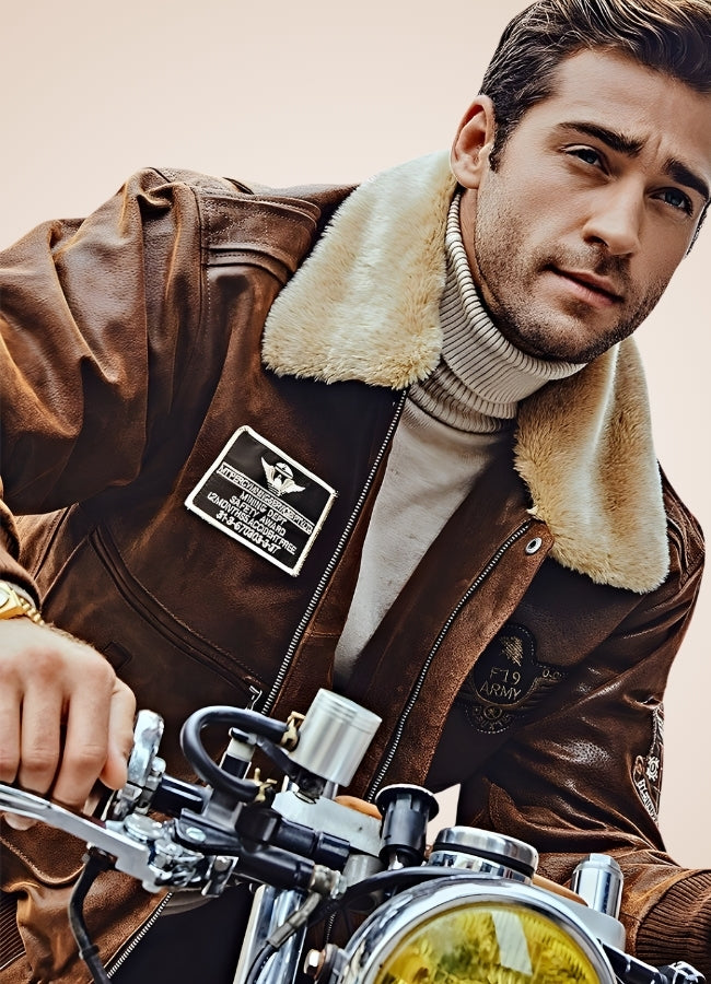 Steampunk Aviator Leather Jacket Vntage Brown / 2XL steampunk-aviator-leather-jacket-vntage-brown