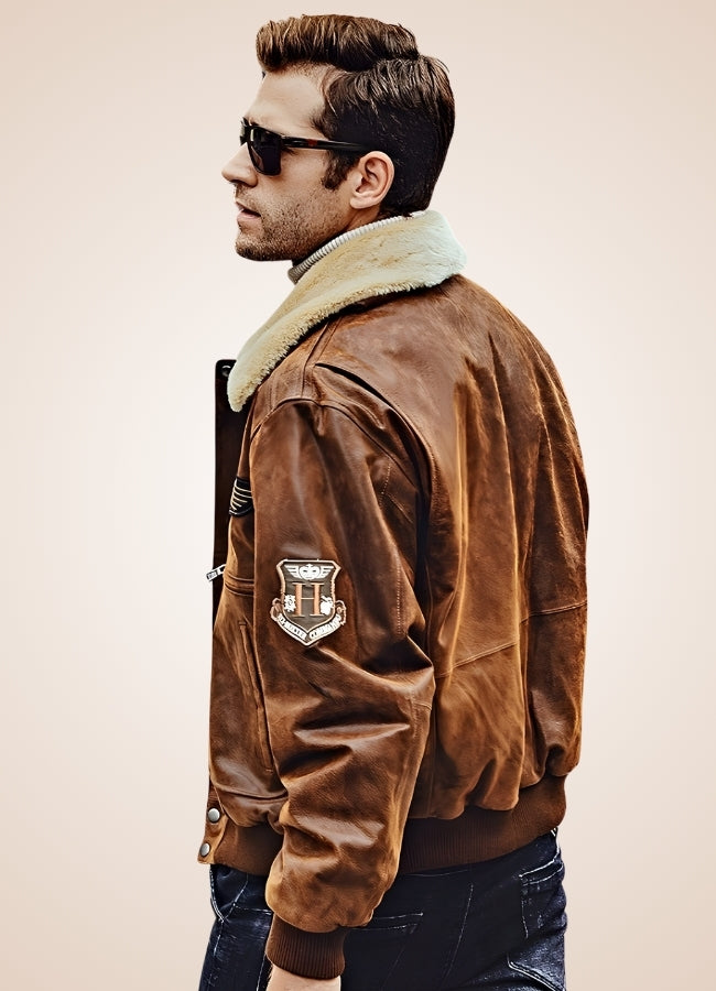 Steampunk Aviator Leather Jacket Vntage Brown / 2XL steampunk-aviator-leather-jacket-vntage-brown