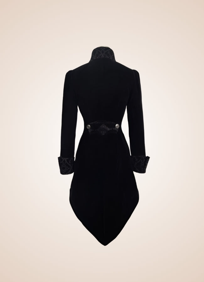 Steampunk Black Trench Coat Black / 3XL steampunk-black-trench-coat-black