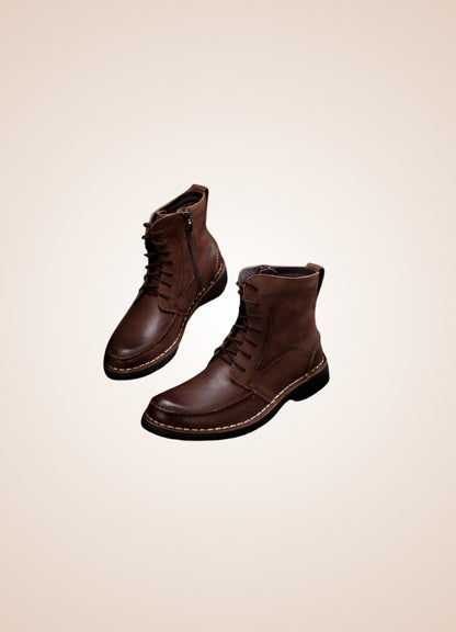 Steampunk British Style Boots Dark Brown / 10.0 steampunk-british-style-boots-dark-brown