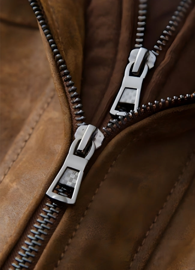 Steampunk Brown Leather Jacket Brown / 3XL steampunk-brown-leather-jacket-brown