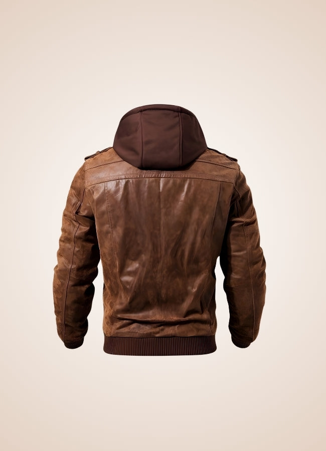 Steampunk Brown Leather Jacket Brown / 3XL steampunk-brown-leather-jacket-brown