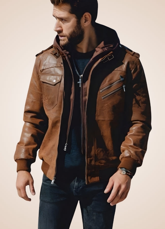 Steampunk Brown Leather Jacket Brown / 3XL steampunk-brown-leather-jacket-brown