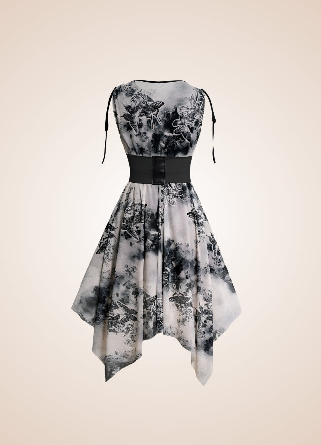 Steampunk Chain Corset Dress Black / XL steampunk-chain-corset-dress-black