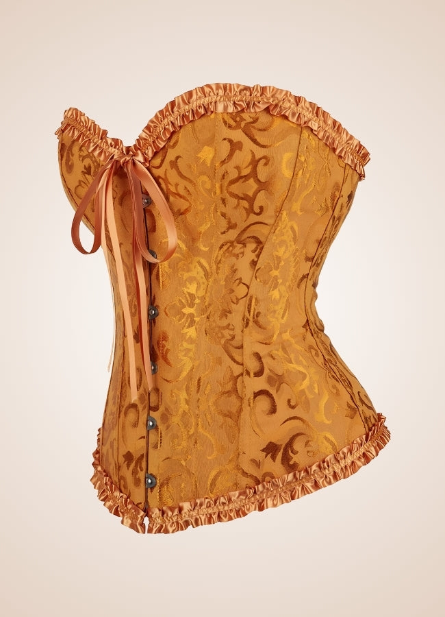 Steampunk Golden Bustier Gold / 2XS steampunk-golden-bustier-gold
