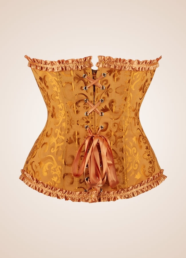 Steampunk Golden Bustier Gold / 2XS steampunk-golden-bustier-gold