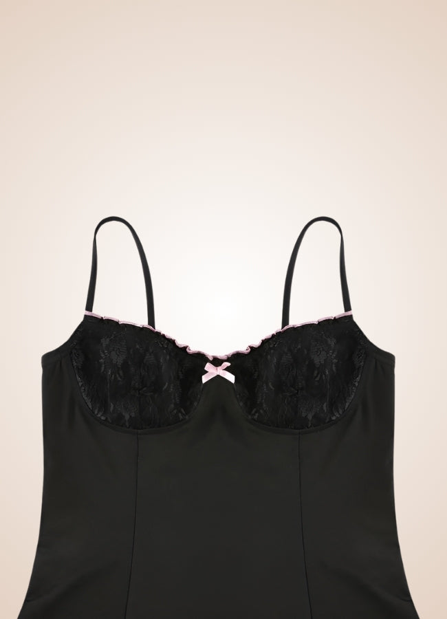 Steampunk Goth Mini Dress Black / M steampunk-goth-mini-dress-black