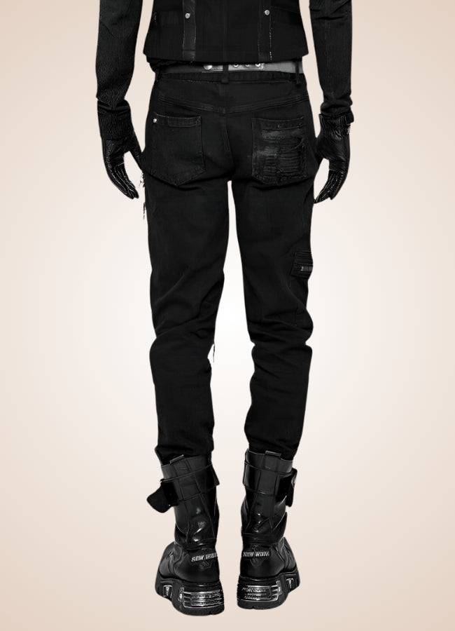 Steampunk Goth Style Pants Black / 4XL steampunk-goth-style-pants-black