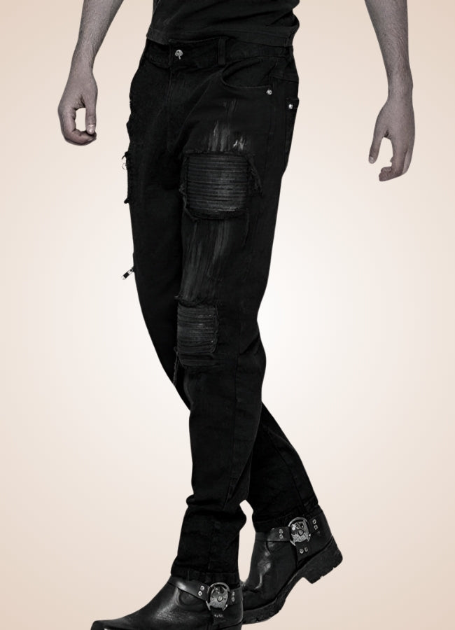 Steampunk Goth Style Pants Black / 4XL steampunk-goth-style-pants-black