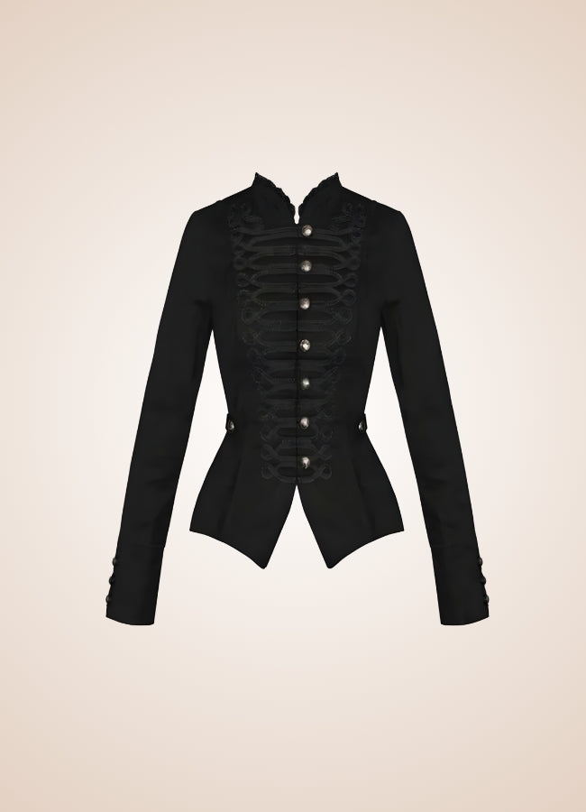 Steampunk Gothic Cardigan Black / L steampunk-gothic-cardigan-black