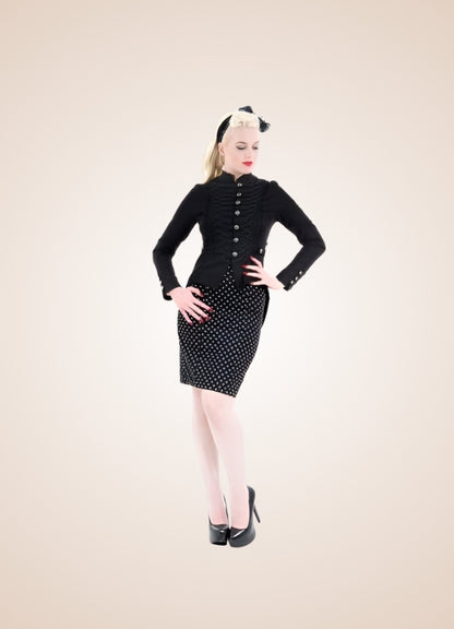 Steampunk Gothic Cardigan Black / L steampunk-gothic-cardigan-black