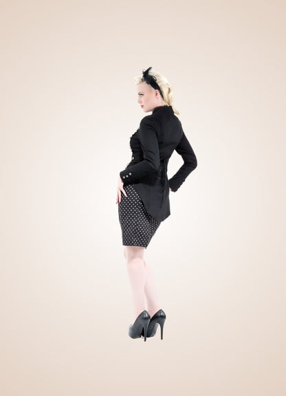 Steampunk Gothic Cardigan Black / L steampunk-gothic-cardigan-black