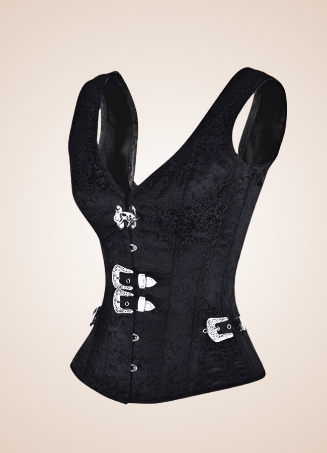 Steampunk Gothic Corset Black / XL steampunk-gothic-corset-black
