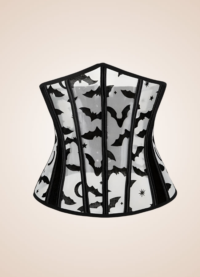 Steampunk Gothic Corset Blouse Black / 2XS steampunk-gothic-corset-blouse-black