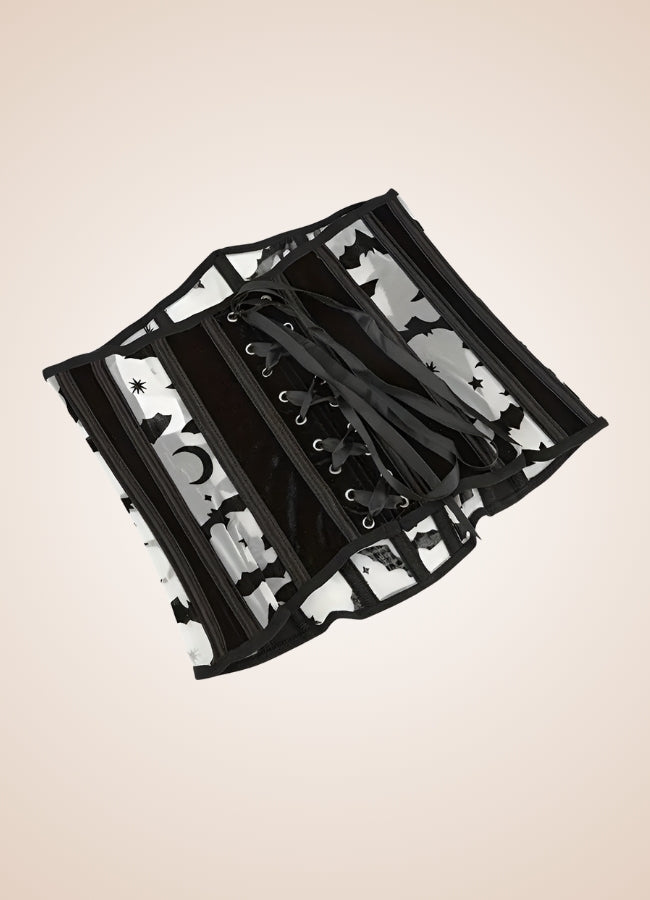 Steampunk Gothic Corset Blouse Black / 2XS steampunk-gothic-corset-blouse-black