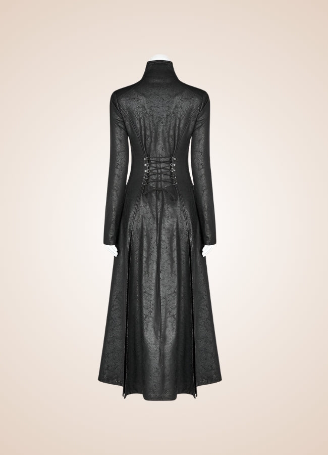 Steampunk Gothic High Collar Coat Black / 3XL steampunk-gothic-high-collar-coat-black