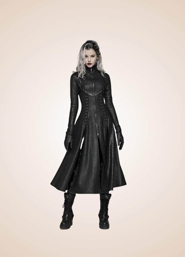 Steampunk Gothic High Collar Coat Black / 3XL steampunk-gothic-high-collar-coat-black