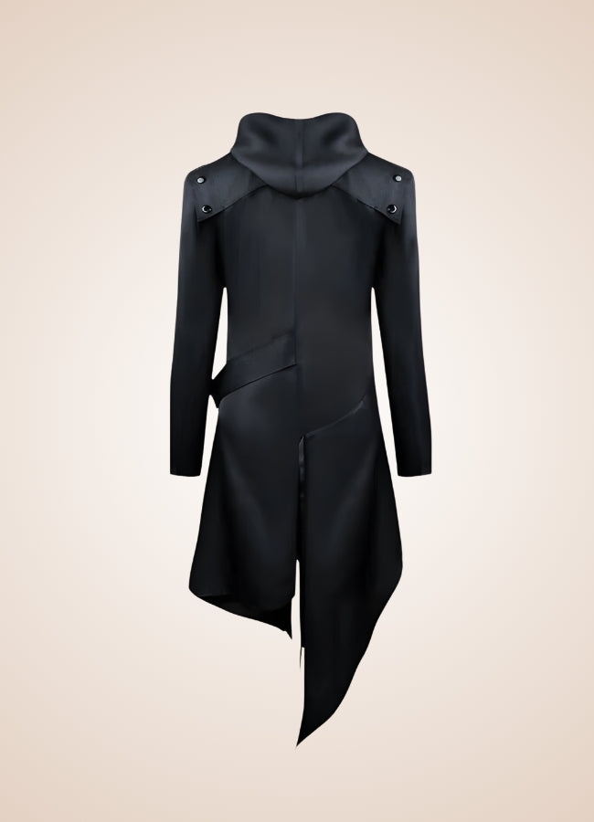Steampunk Gothic Trench Coat Black / 4XL steampunk-gothic-trench-coat-black