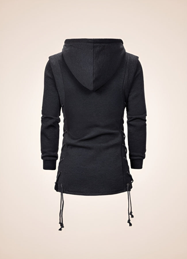 Steampunk Hooded Sweatshirt Dark Gray / XL steampunk-hooded-sweatshirt-dark-gray