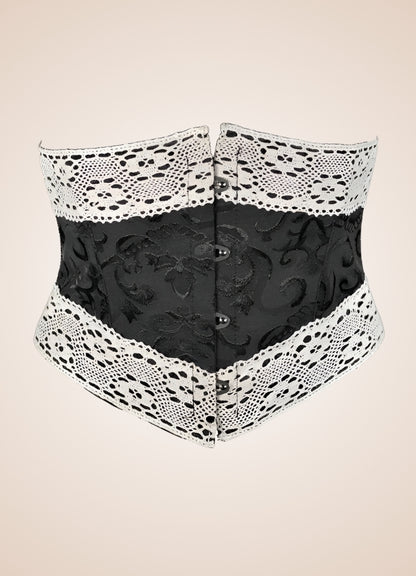 Steampunk Lolita Corset Black / 2XS steampunk-lolita-corset-black