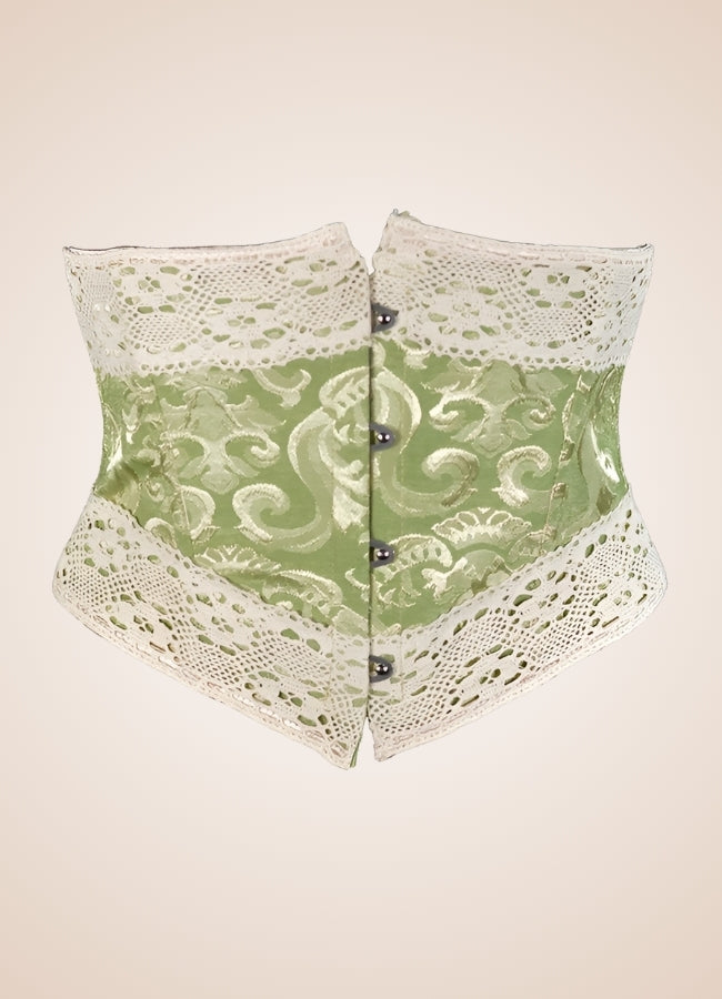Steampunk Lolita Corset Green / 2XS steampunk-lolita-corset-green
