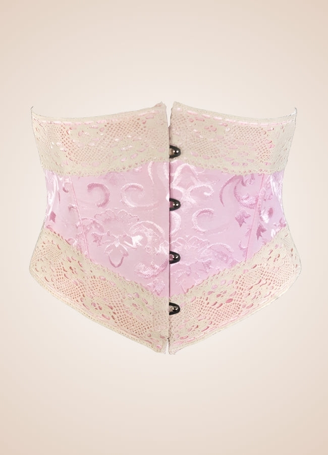 Steampunk Lolita Corset Pink / 2XS steampunk-lolita-corset-pink