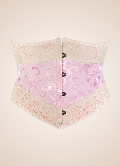 Steampunk Lolita Corset Pink / 2XS steampunk-lolita-corset-pink