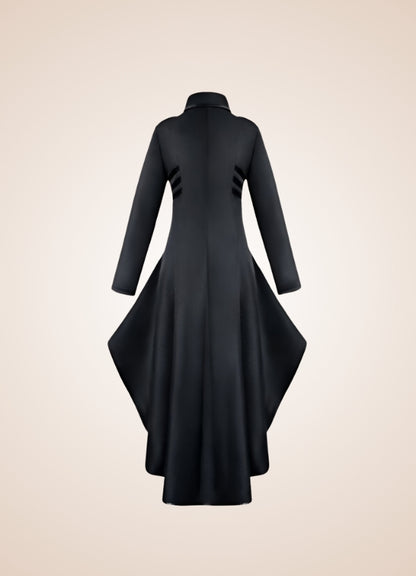Steampunk Medieval Redingote Dress Black / 2XL steampunk-medieval-redingote-dress-black