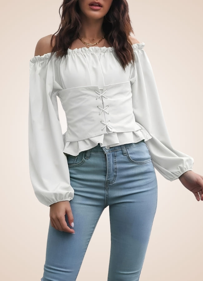 Steampunk Medieval Renaissance Shirt White / L steampunk-medieval-renaissance-shirt-white