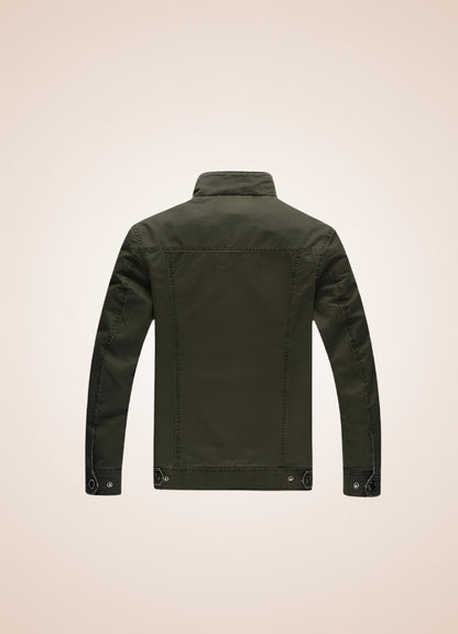 Steampunk Military Bomber Jacket Army Green / 5XL steampunk-military-bomber-jacket-army-green