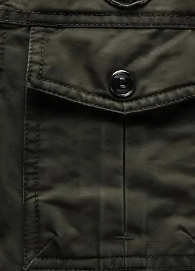 Steampunk Military Bomber Jacket Army Green / 5XL steampunk-military-bomber-jacket-army-green