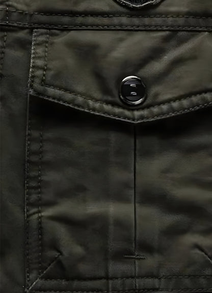 Steampunk Military Bomber Jacket Army Green / 5XL steampunk-military-bomber-jacket-army-green