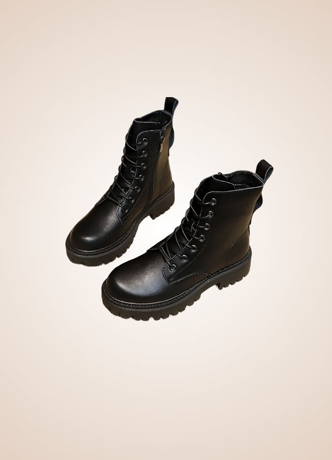 Steampunk Military Style Boots Black / 10.5 steampunk-military-style-boots-black