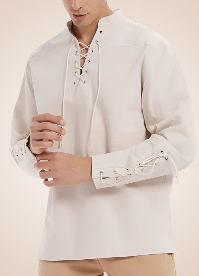 Steampunk Pirate Beige Shirt Beige / XL steampunk-pirate-beige-shirt-beige