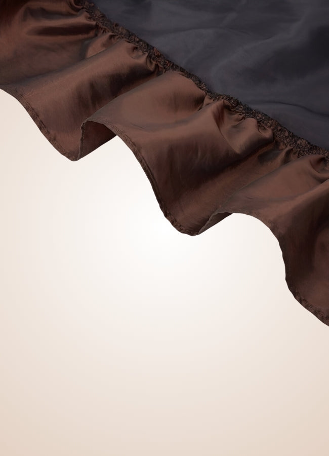 Steampunk Pirate Ruffled Skirt Brown / 4XL steampunk-pirate-ruffled-skirt-brown