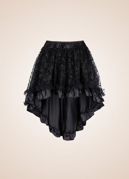 Steampunk Pirate Short Skirt Black / 5XL steampunk-pirate-short-skirt-black