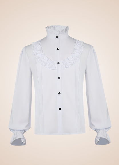 Steampunk Renaissance White Shirt White / XL steampunk-renaissance-white-shirt-white