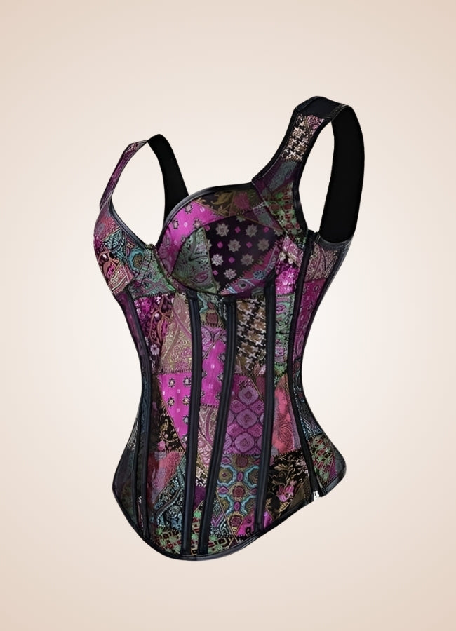 Steampunk Strap Bustier Mulberry / 4XL steampunk-strap-bustier-mulberry