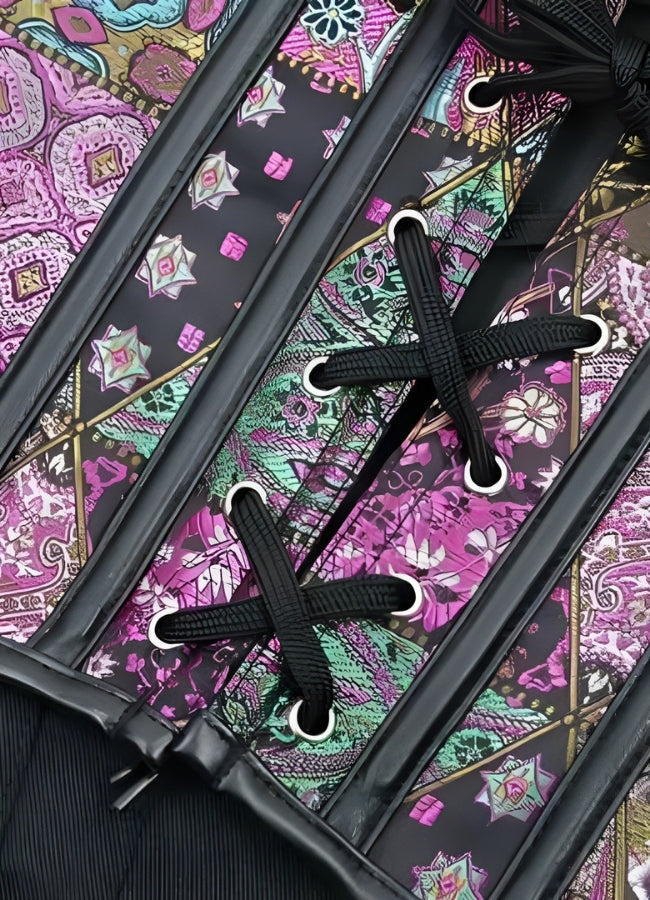 Steampunk Strap Bustier Mulberry / 4XL steampunk-strap-bustier-mulberry