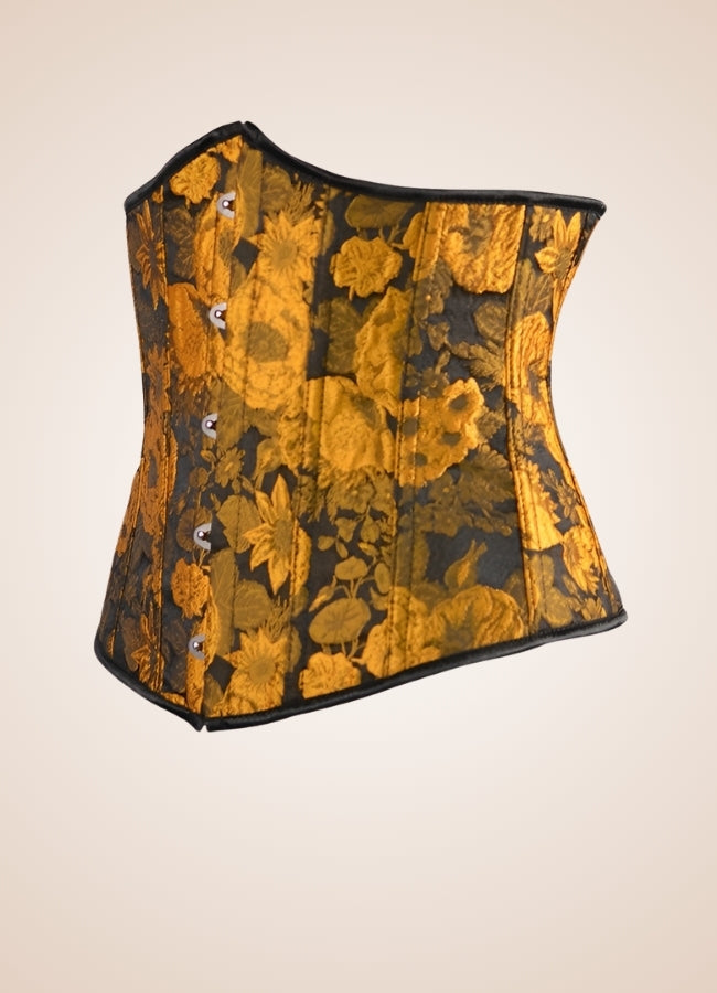 Steampunk Sunflower Underbust Corset Yellow / 2XS steampunk-sunflower-underbust-corset-yellow