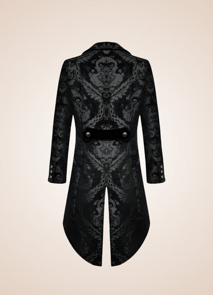 Steampunk Tailcoat For Men Black / 2XL steampunk-tailcoat-for-men-black